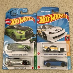 Hot Wheels Nissan Set (4)